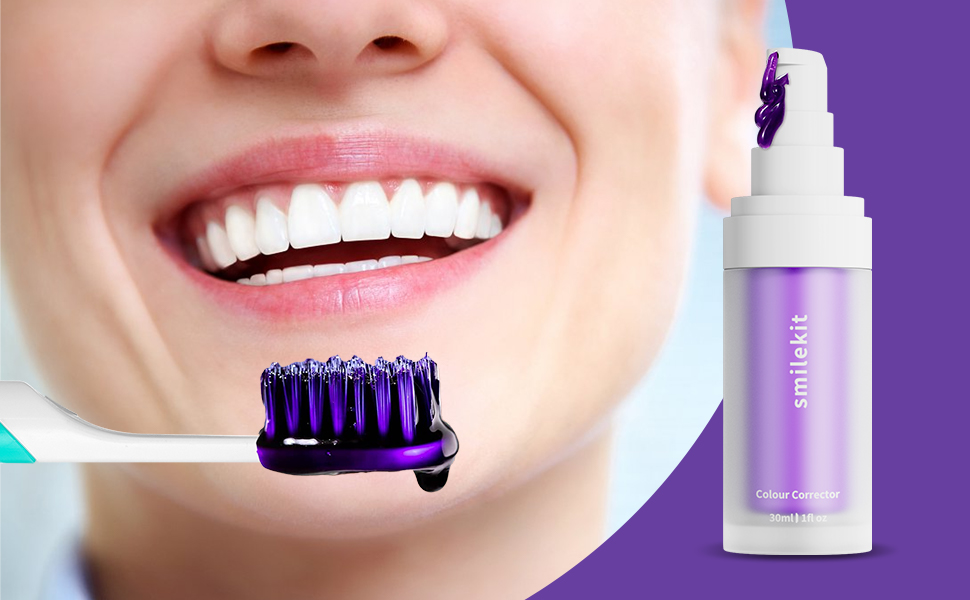 teeth whitening sensitive teeth purple toothpaste for teeth whitening