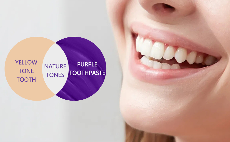 purple toothpaste whitening teeth whitening