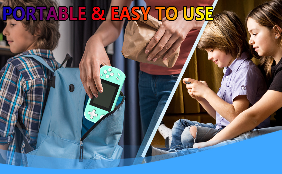 portable handheld game console for boys girls