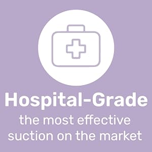 Hospital-Grade: the most effective suction on the market