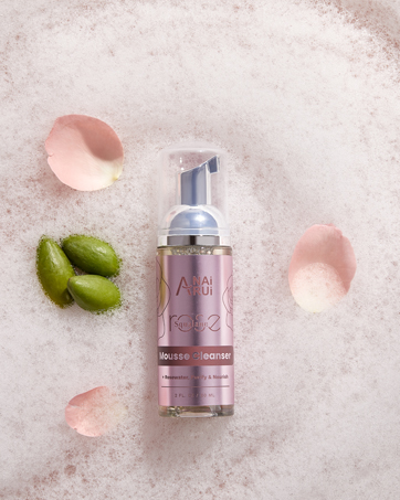 Rose Squalane Clay Mask - Rose Face Oil - Rosewater Foam Cleanser, Face Care Kit for Hydrating