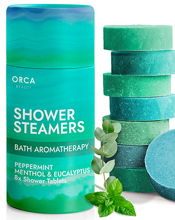 shower steamers peppermint