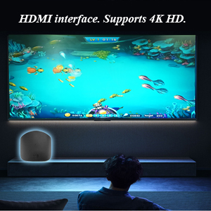 HDMI interface, support 4K HD, suitable for TV and PC