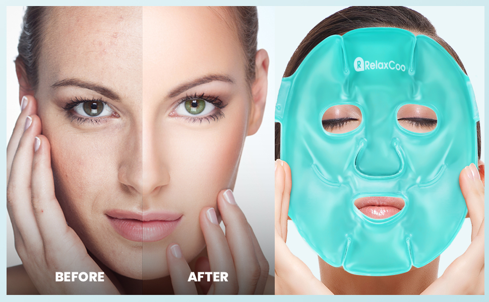 gel ice mask for face reusable