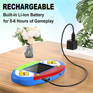 rechargebale handheld game console for kids