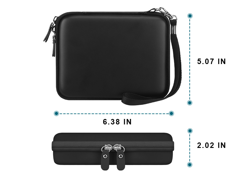 Handheld game console carrying case